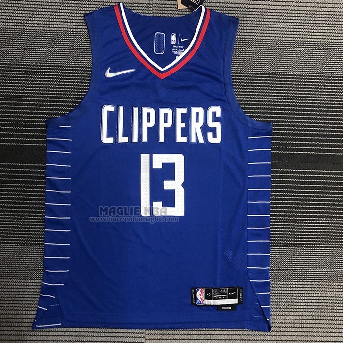 Maglia
 Paul George NO 13 Los Angeles Clippers Icon Autentico
 2020-21 Blu
